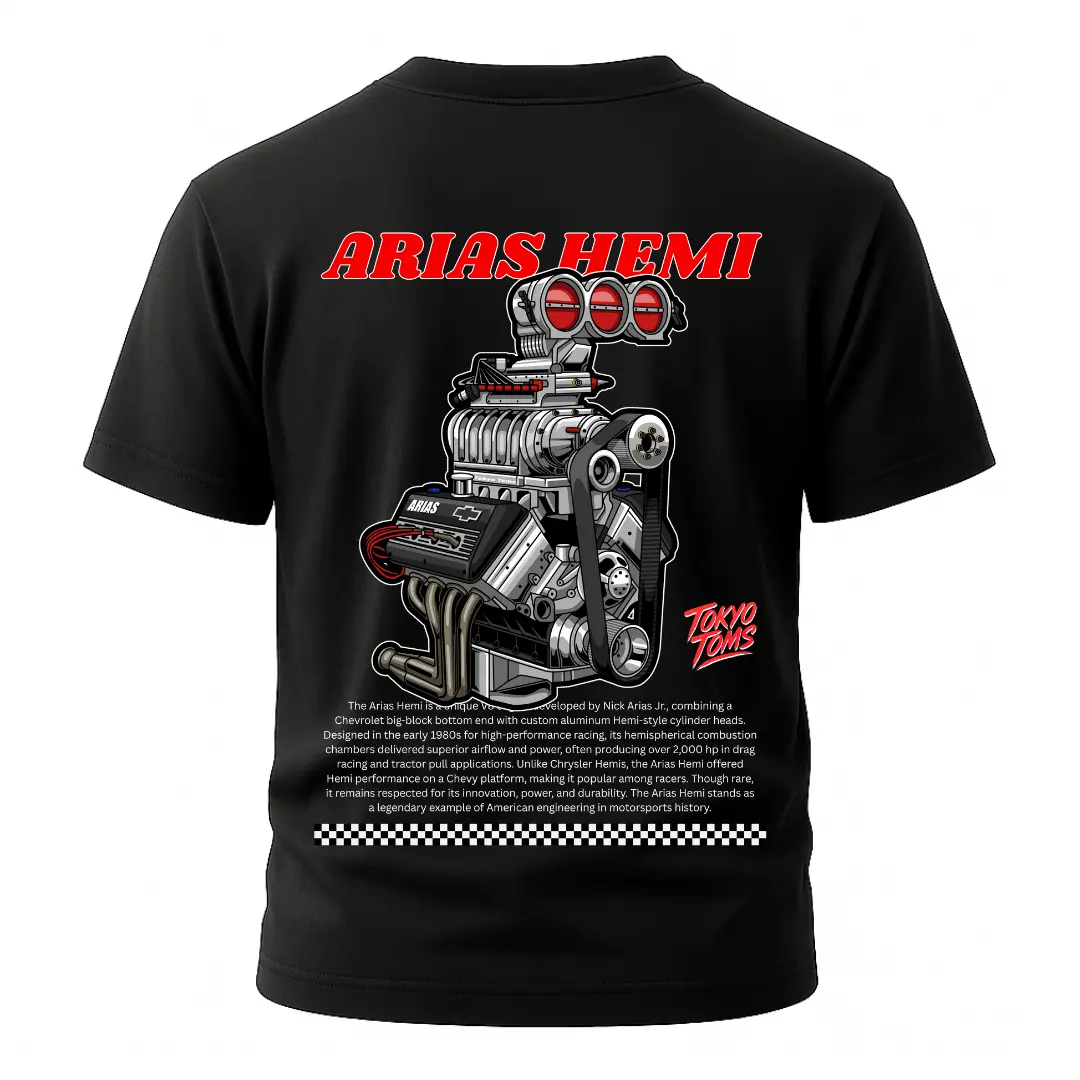 Arias Hemi Engine T-Shirt - Unisex T-Shirt 1