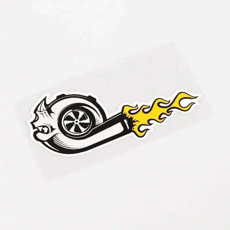 Armored Turbo Snail Flame Sticker 1