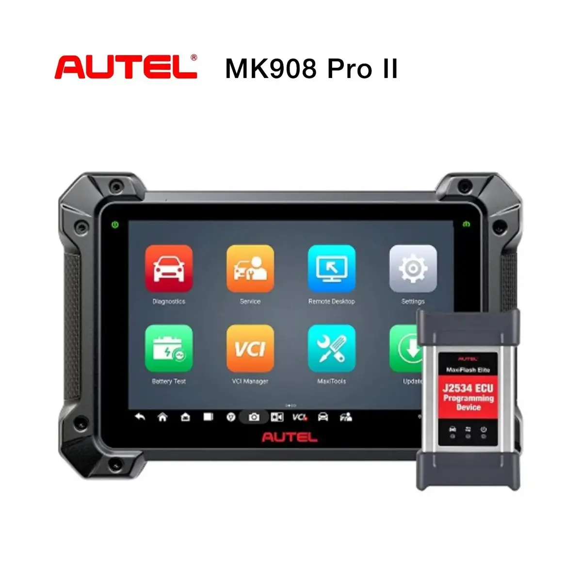 Autel Maxicom Mk908 Pro Ii Mk908p Ii: J2534 Reprogramming Tool As Maxisys Ms908s Pro Ii, Elite Ii Pro, J2534 Pass-Thru, Oe Coding, 36 Service 150 Makes, Active Test, Os 10, 4+128G 1