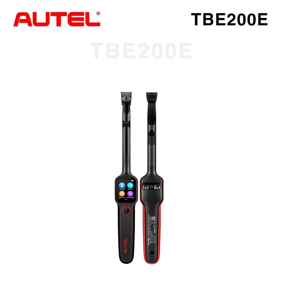 Autel Maxitpms Tbe200 Tbe200e Tire Tread Depth And Brake Disc Wear Tool 1