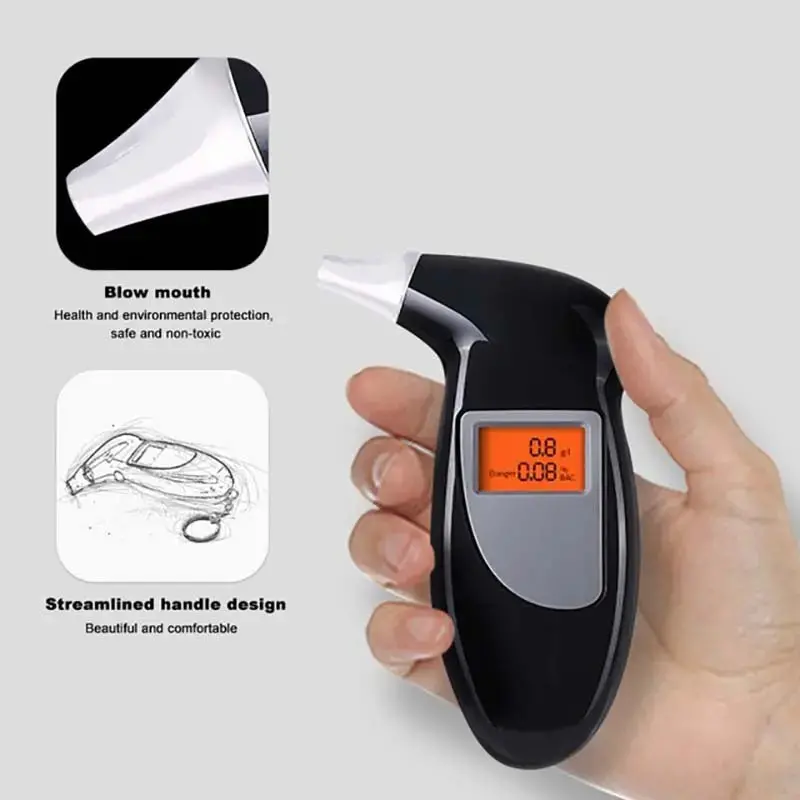 Automatic Digital Alcohol Tester Detector Breath Analyzer With Lcd Display 1