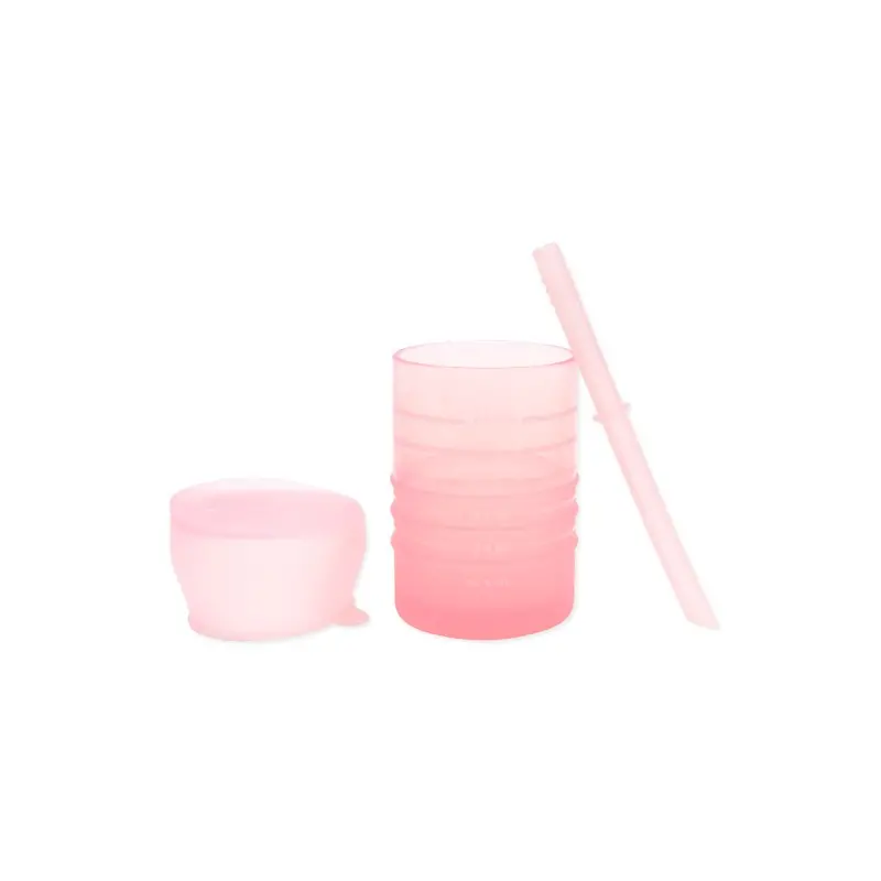 Bumkins Silicone Straw Cup With Lid Various Colours 3