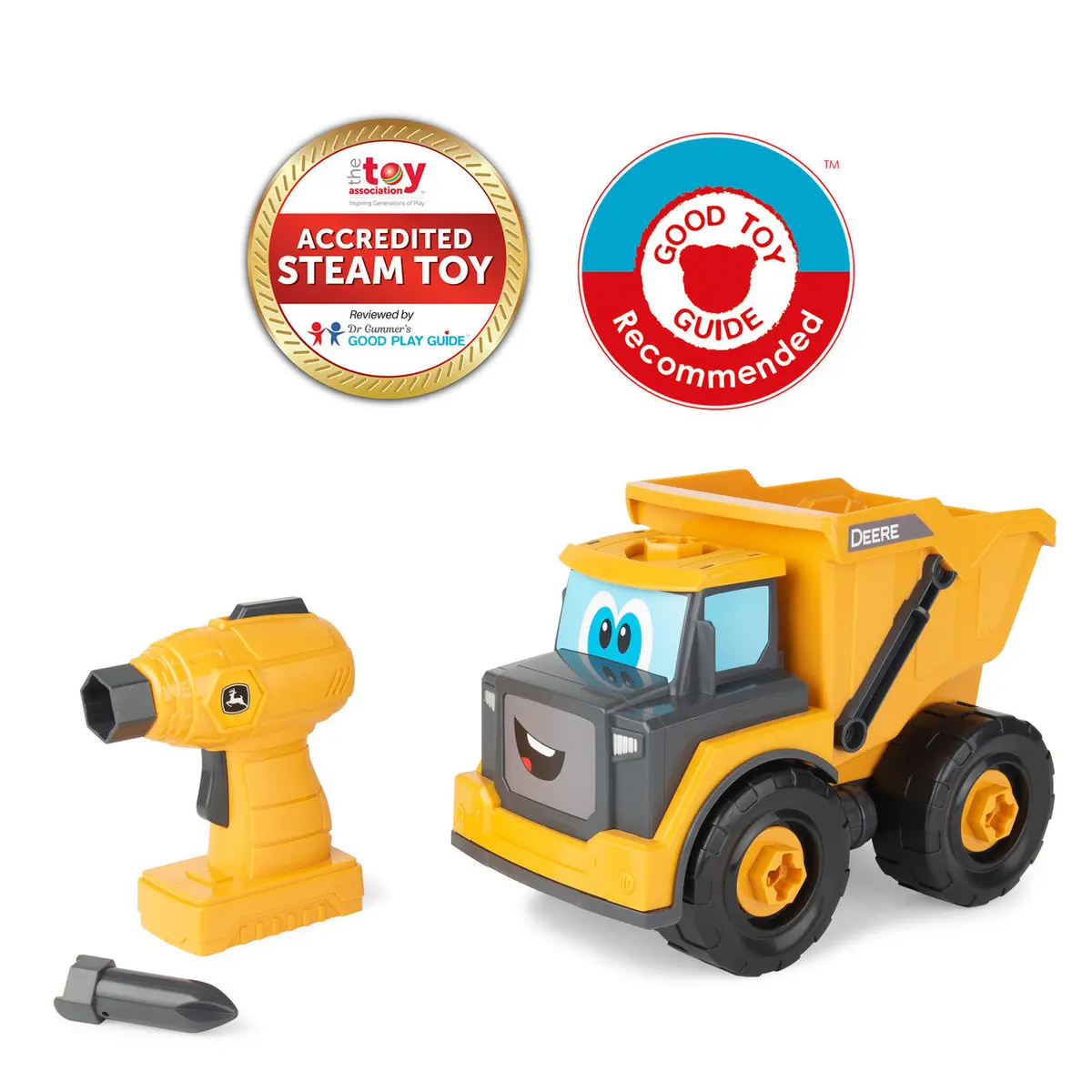 Dump Truck 2-In-1 Toy With Toy Drill 1