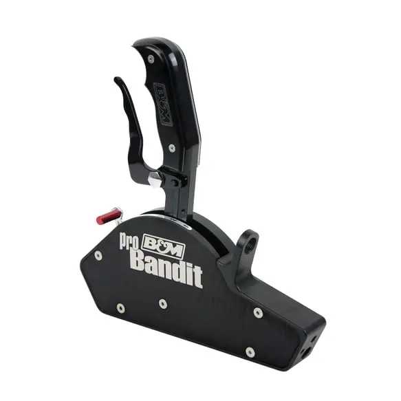 Bam-81113 - B&M Stealth Black Magnum Grip Pro Bandit Rear Cable Exit Powerglide Shifter 1