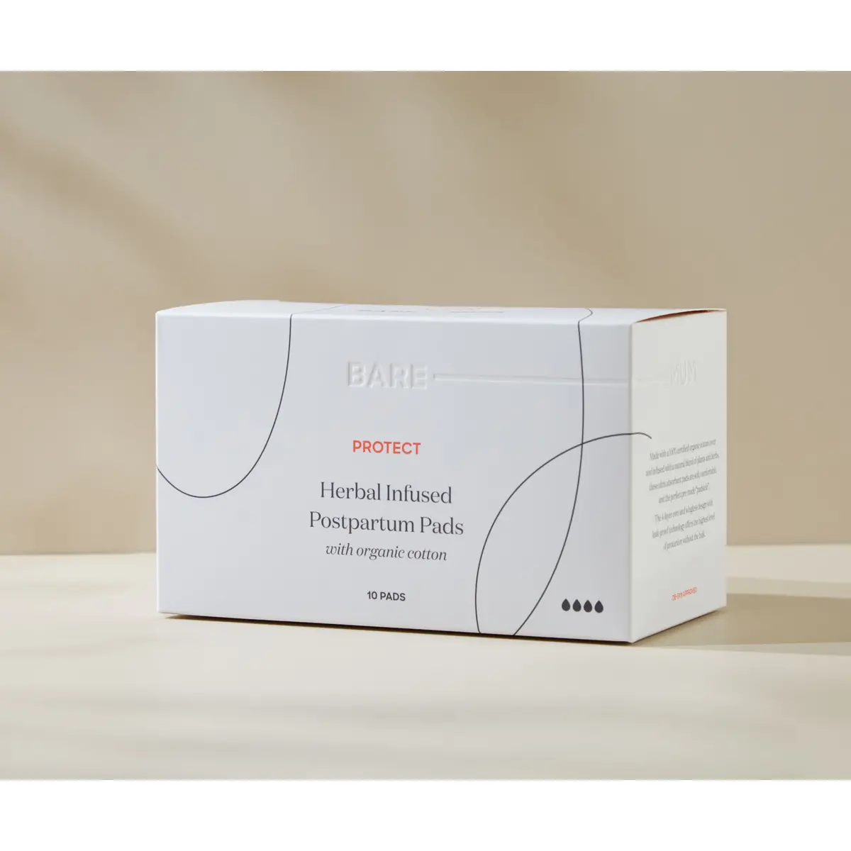 Herbal Infused Postpartum Pads 10Pk 1