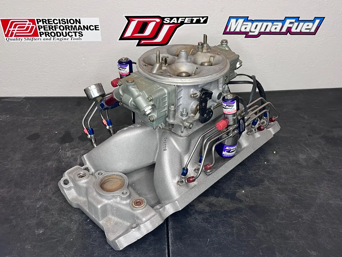 Bbc Dart Intake With Fogger & Holley Dominator 1