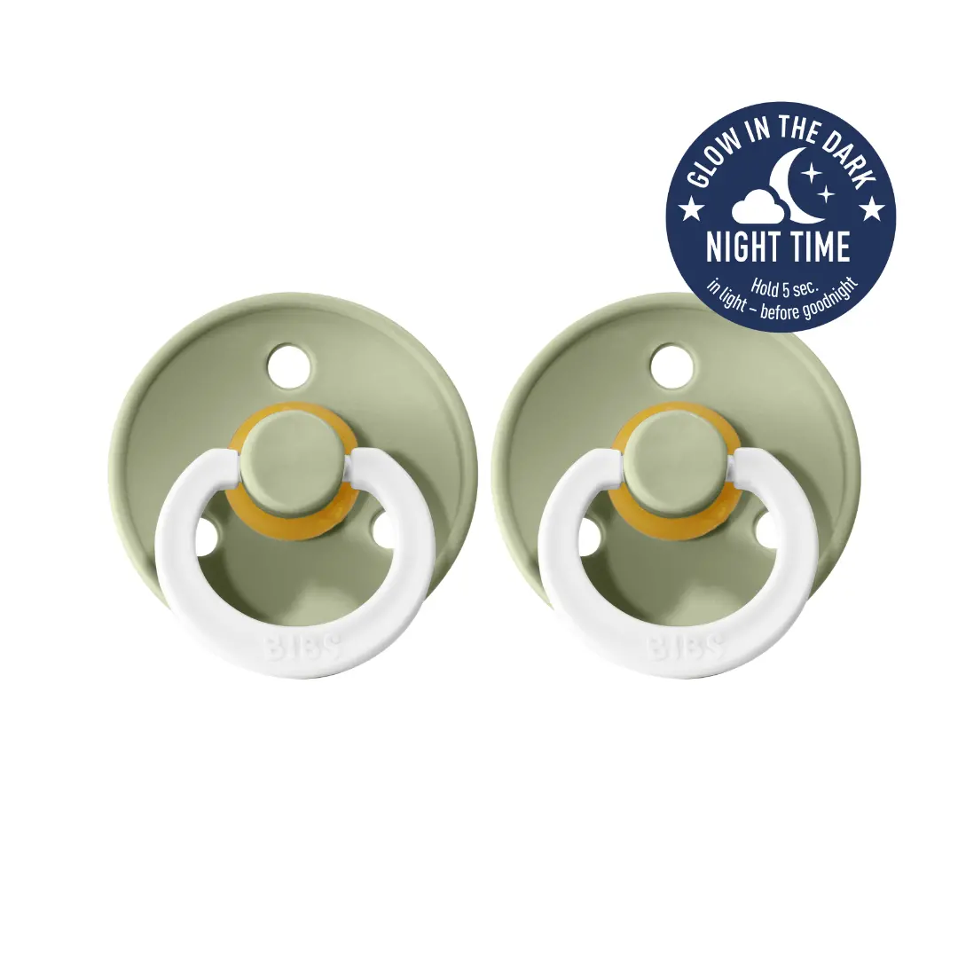 Bibs Pacifier Colour Size 1 - 2 Pack 1