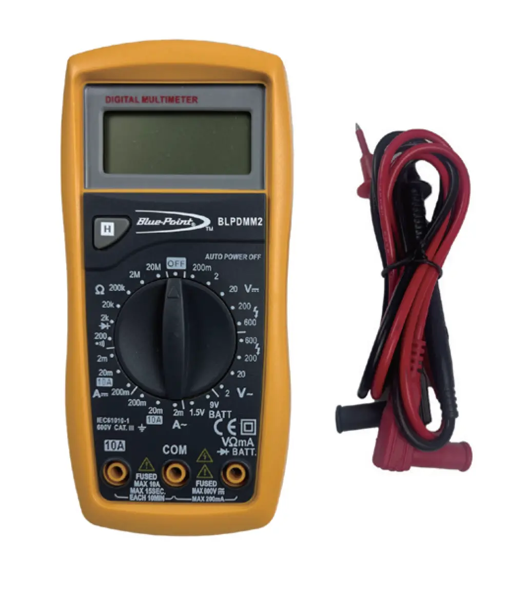 Blue Point Tools Digital Multimeter Blpdmm2 1