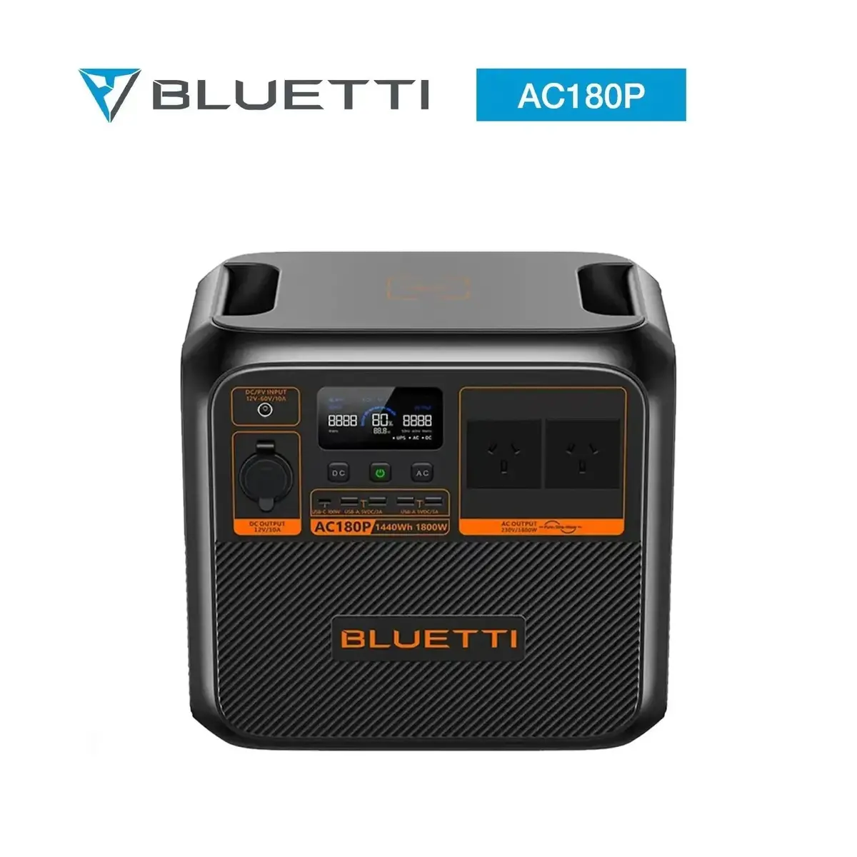 Bluetti Ac180p Portable Power Station | 1,800W | 1,440Wh 1