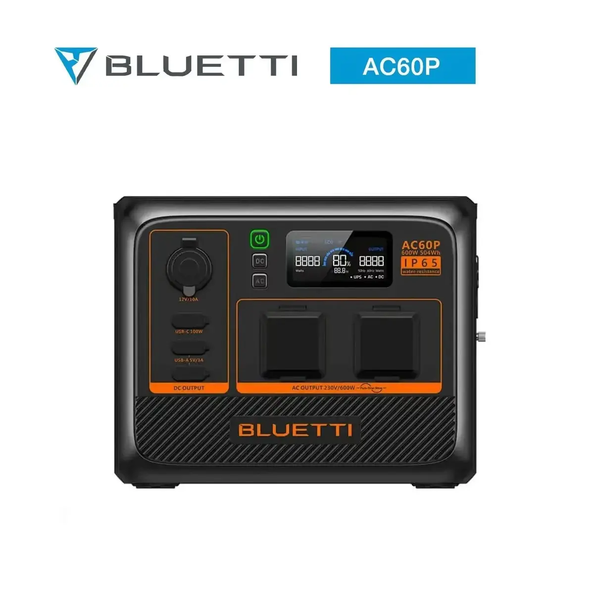 Bluetti Ac60p Portable Power Station | 600W | 504Wh 1