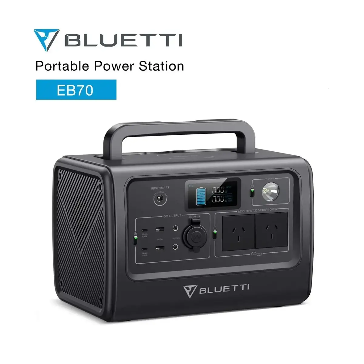 Bluetti Eb70 Portable Power Station | 1,000W | 716Wh 1