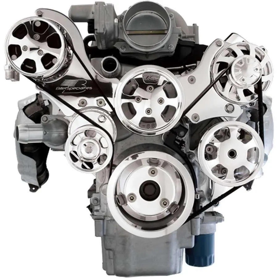 Ls1/2/3/6 Tru Trac Pulley System Polished 1