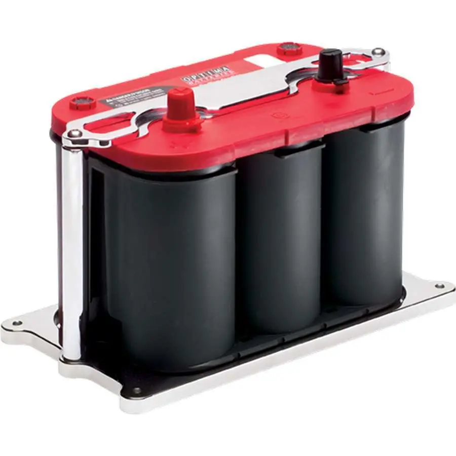 Optima Battery Mount Polished 1