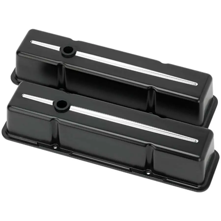 Sbc Tall Valve Covers Black 1