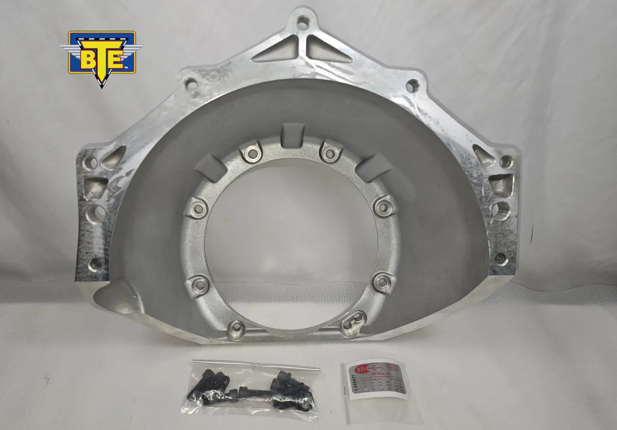 Bte-240002 – Bte Aftermarket Sfi Bolt-On Gm Bell Housing For Aftermarket Bte Powerglide Case 1