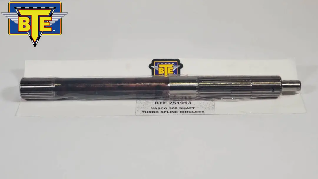 Bte-251913 – Bte Vasco 300 Turbo Spline Ringless Powerglide Input Shaft 1
