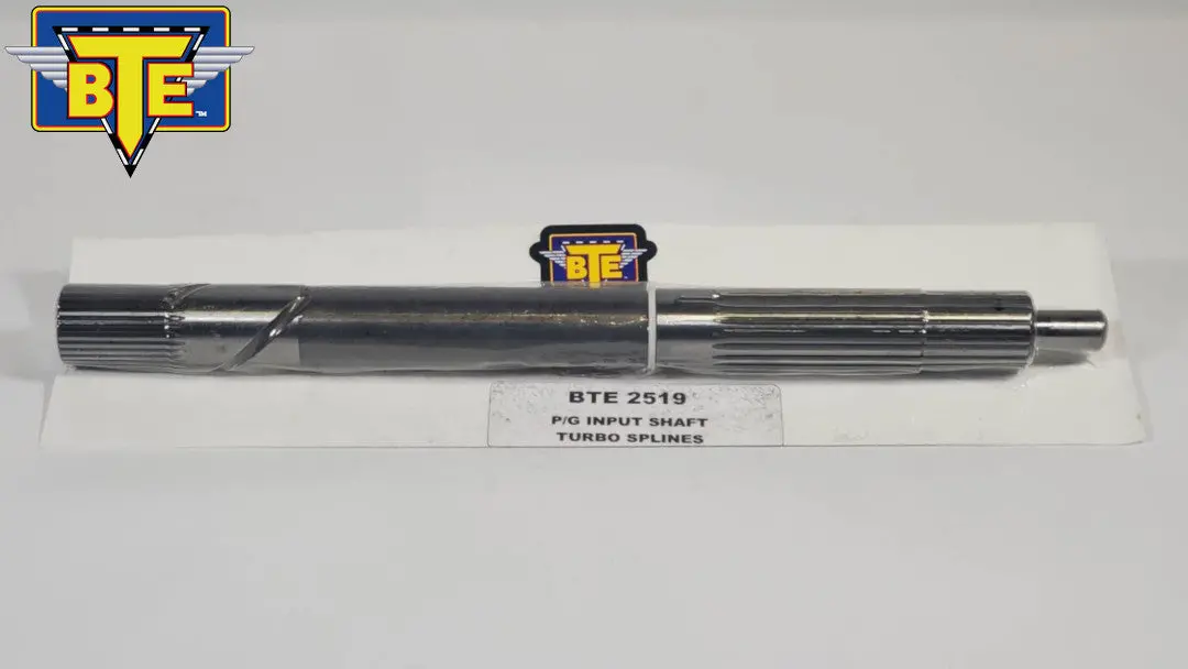 Bte-2519 - Bte Turbo Spline 4340 Single Ring Powerglide Input Shaft 1