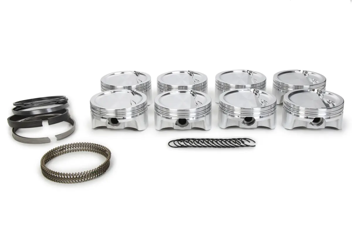 Bullet Sbf Dished Piston Set W/Rings 4.125 Bore 1