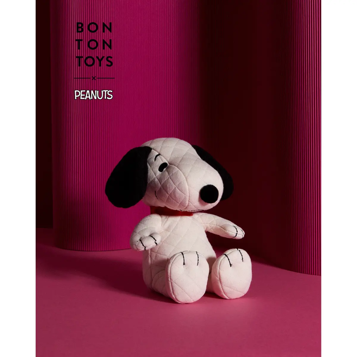 Snoopy Quilted Jersey Cream In Gift Box 17Cm 1