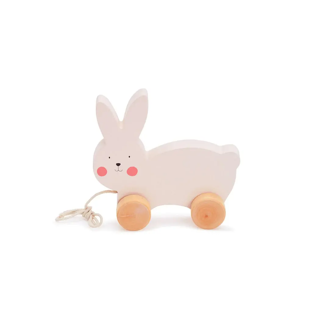 Wooden Rabbit Pull Along 1