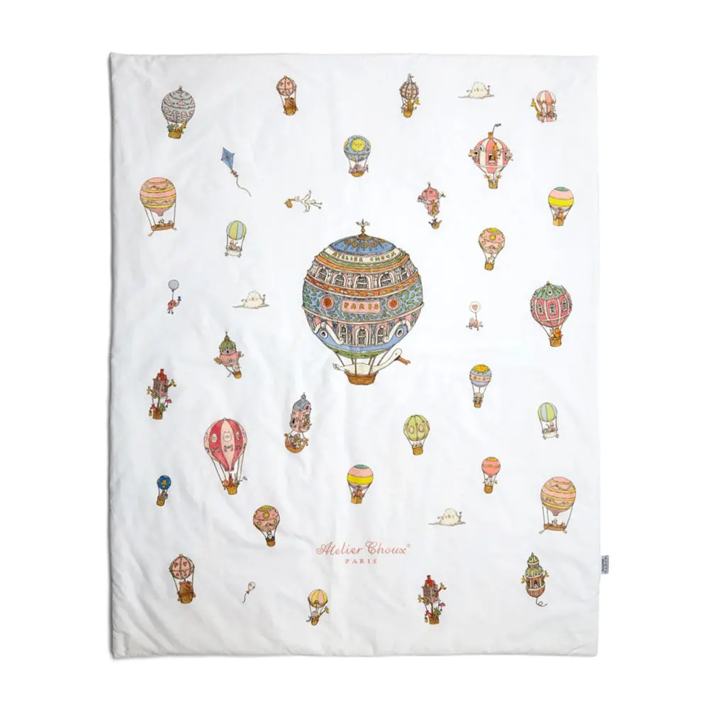 Reversible Quilt - Monceau Mansion/Hot Air Balloon 1