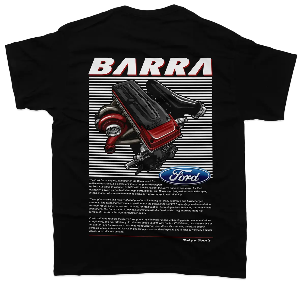 Barra Ford - Red - Unisex T-Shirt 1