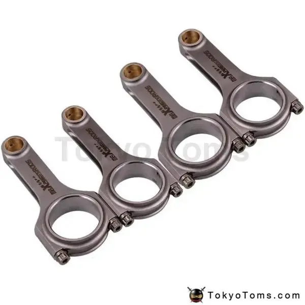 Bielle H Beam For Alfa Twin Spark 75 2.0 Connecting Rods Con Rod Arp 2000 800Hp 156.03Mm Center Length Balanced Floating 1
