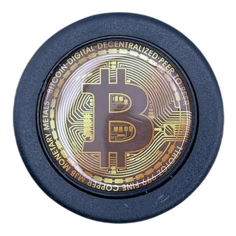 Bitcoin Horn Button 1