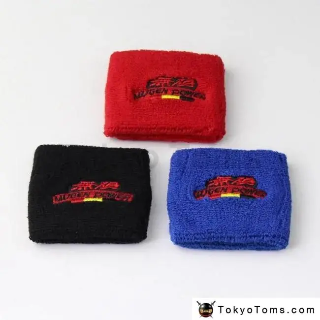 Blue/Red/Black Mgen Style Power Reservoir Brake Clutch Oil Tank Cap Sock For Honda Car Styling 1
