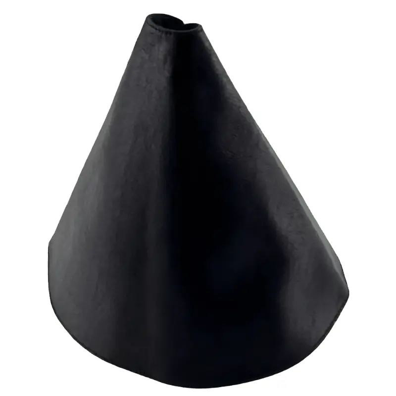 Black Pu Leather Shift Boot Cover 1