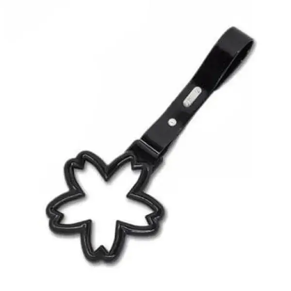 Black Sakura Blossom Strap Tsurikawa 1