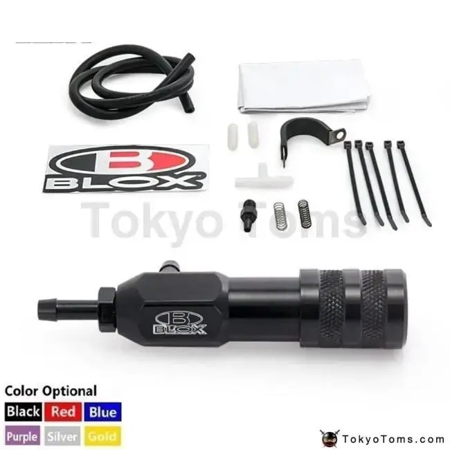 Blox Sport Racing Adjustment Red Polish Manual Boost Controller Universal Mbcturbo For Honda Evo Wrx 3