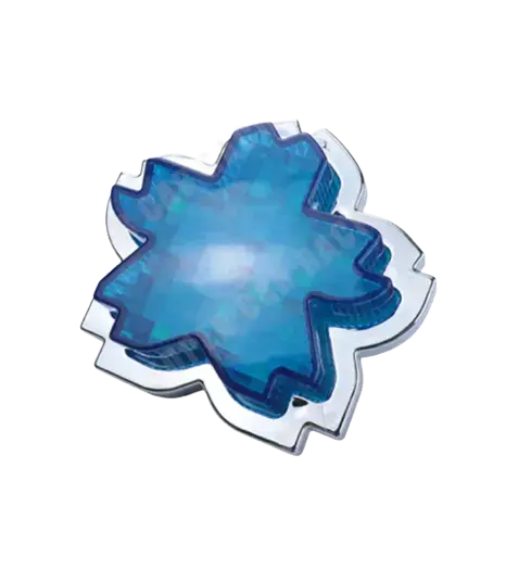 Blue Cherry Blossom Shape Side Marker Indicators (Pair) 1