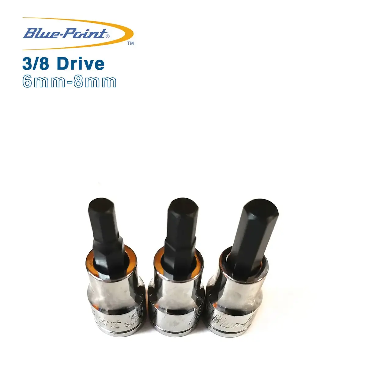Blue Point 3/8 Drive Hex Sockets 6Mm - 8Mm 1