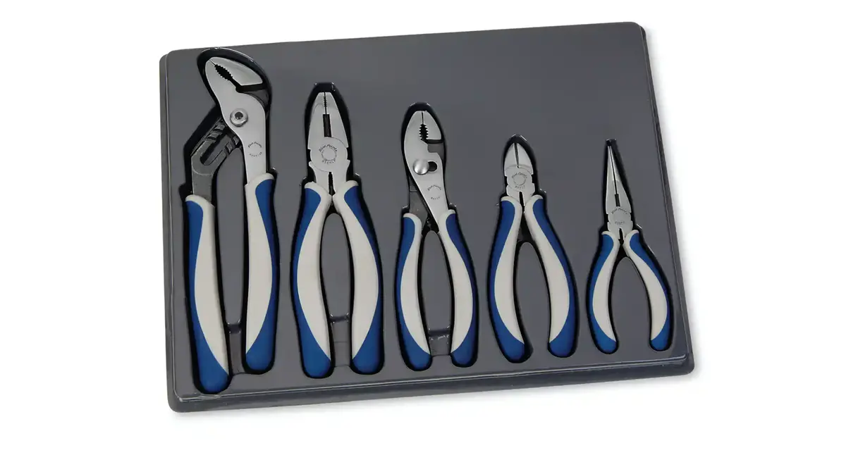 Blue-Point 5 Pieces Standard Pliers Set - Blue/Grey (Bpl501) 1
