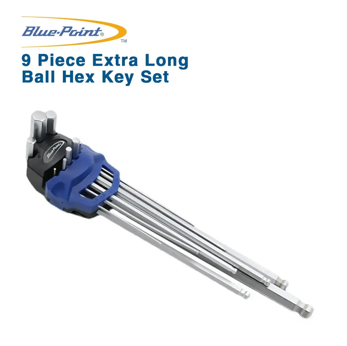 Blue Point Blp9xlbhks 9 Piece Extra Long Ball Hex Key Set 1