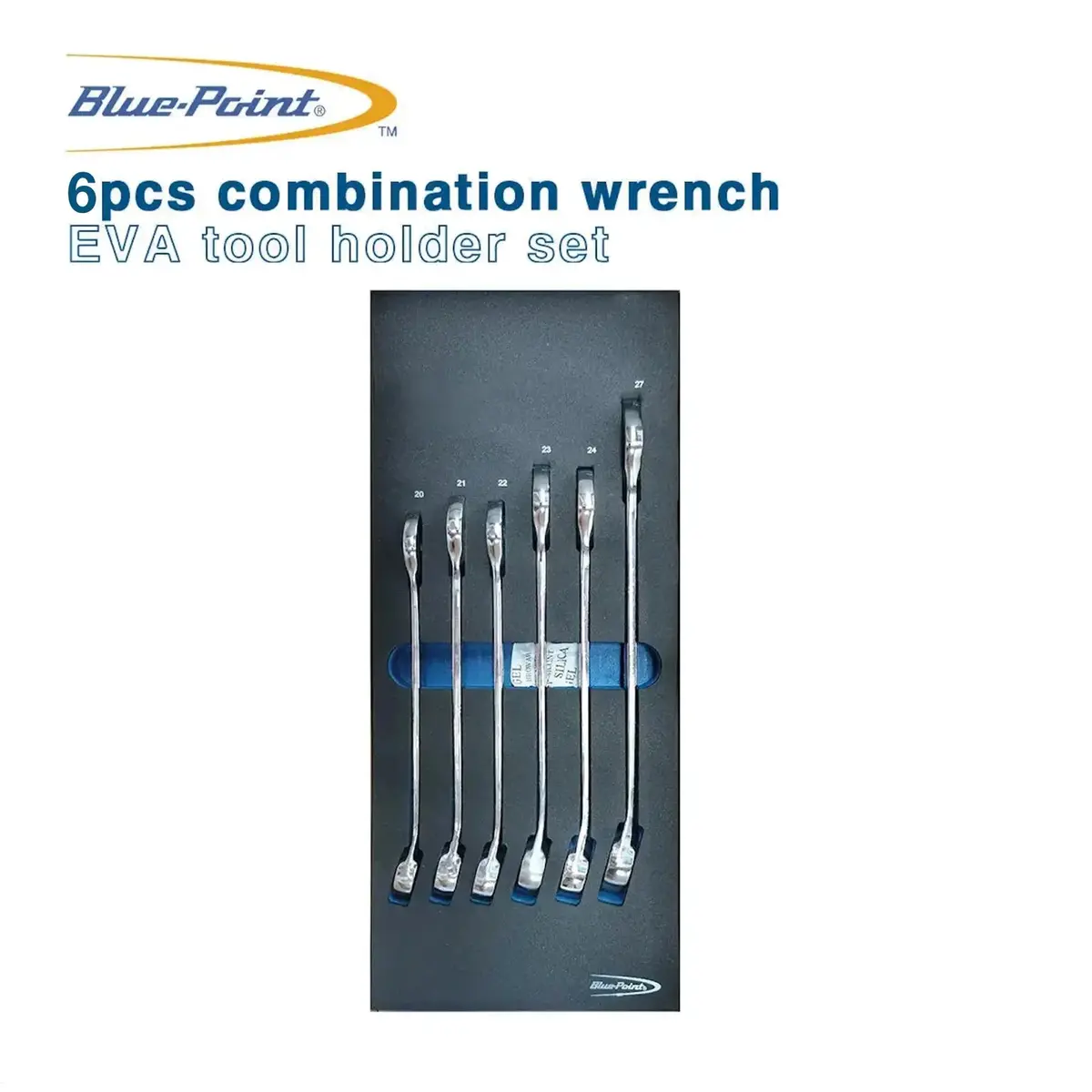 Blue Point Eva Tool Holder Set - 6Pcs Combination Wrench Blpeva20 1