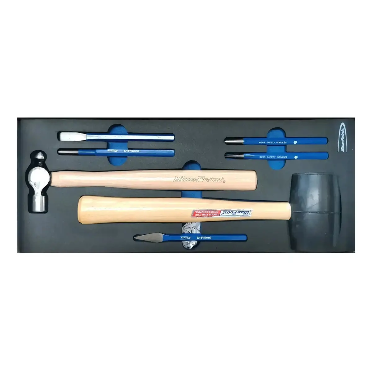 Blue Point Eva Tool Holder Set - 7Pcs Percussion Tools Blpeva14 1