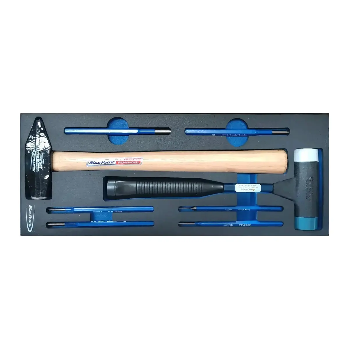 Blue Point Eva Tool Holder Set - 7Pcs Percussion Tools Blpeva15 1