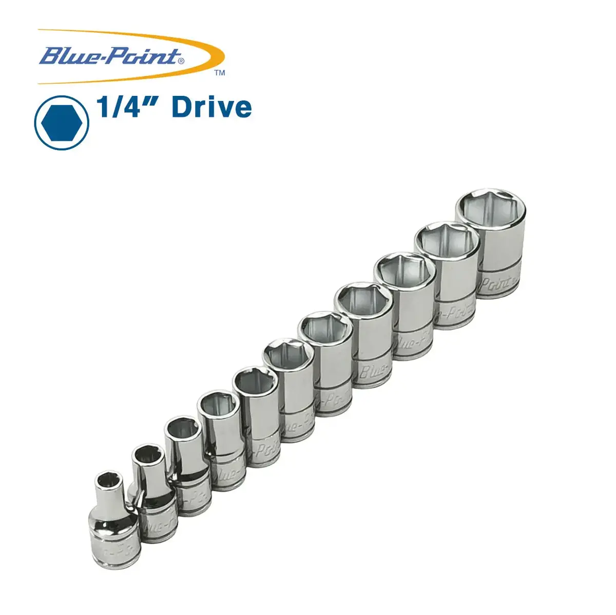 Blue Point Metric 1/4 Drive Short Sockets 4Mm-14Mm 1