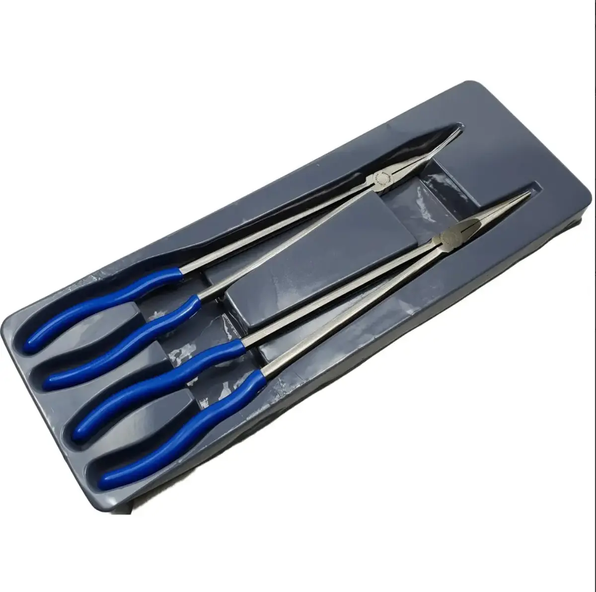 Blue Point Pliers, Needle Nose, Extra Long Reach, 2 Pc Bdgpl200xlr 1