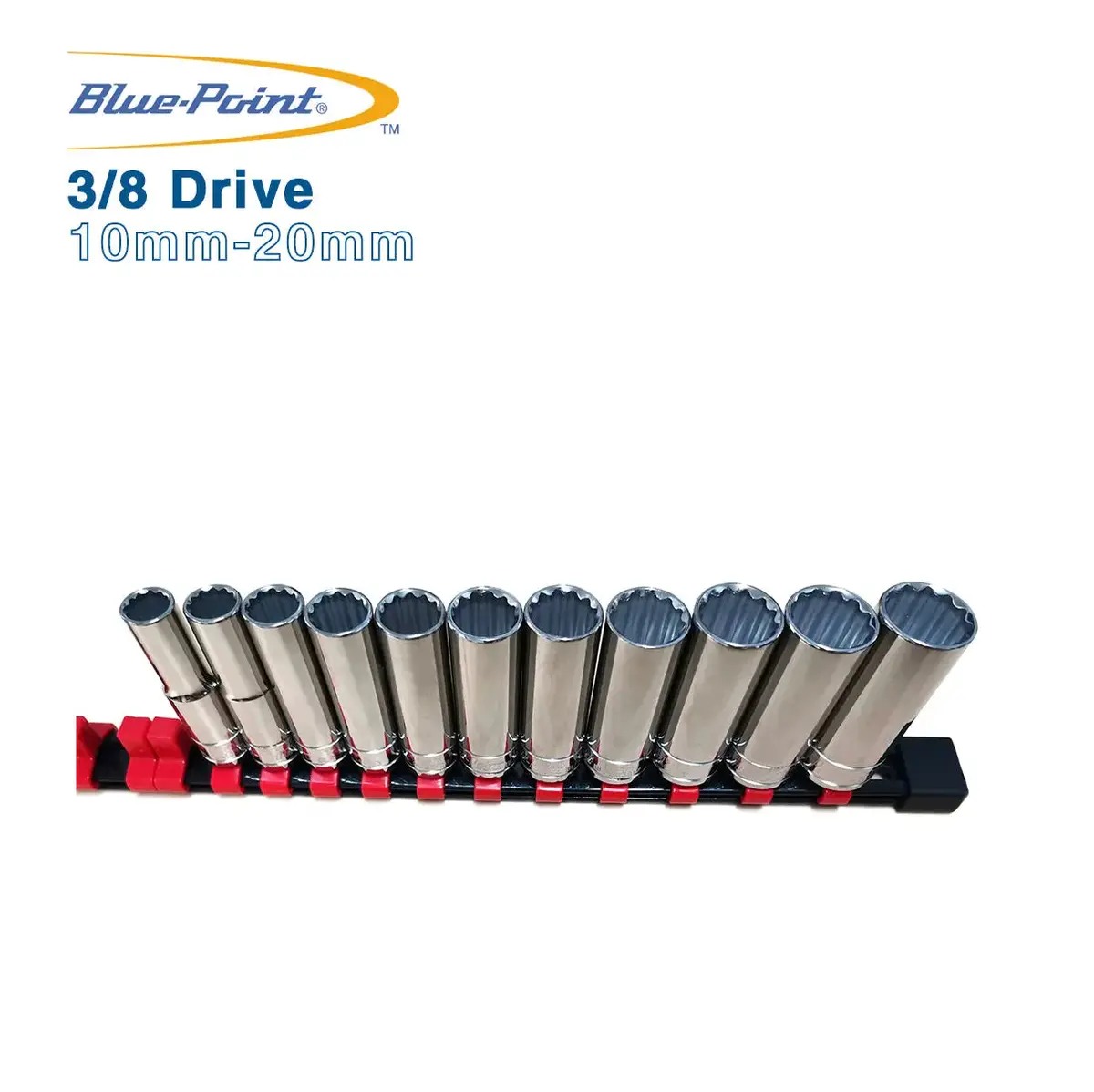 Blue Point Tube Sockets 3/8 Drive 10Mm-19Mm 1