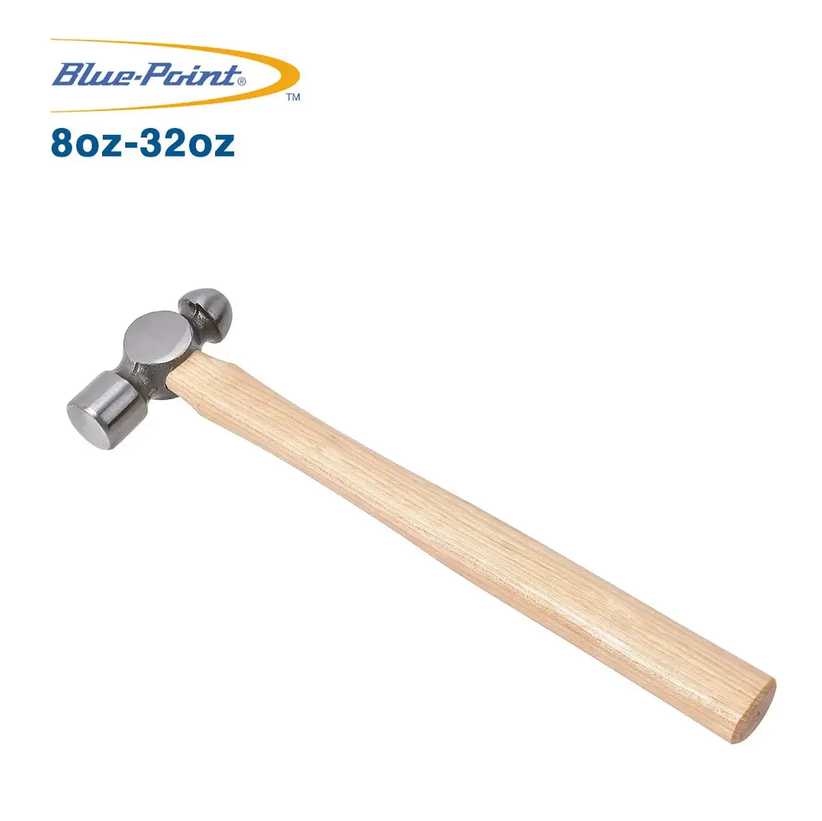 Blue Point Wooden Handle Ball Pein Hammer 8Oz-32Oz 1