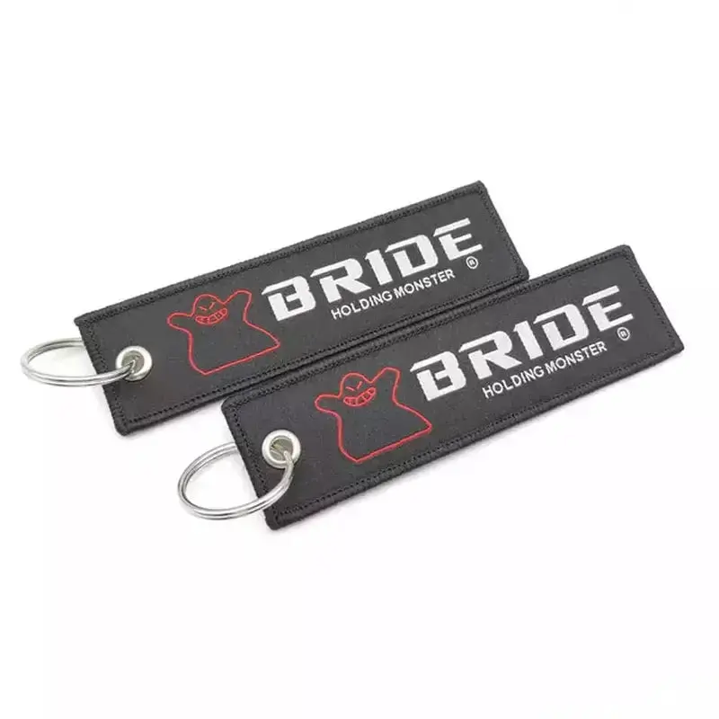 Bride Holding Monster Keychain Black 1