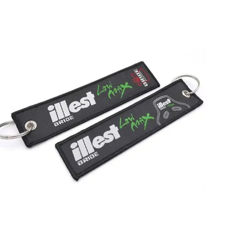 Bride Illest Low Max Keychain Jet Tag Black 1