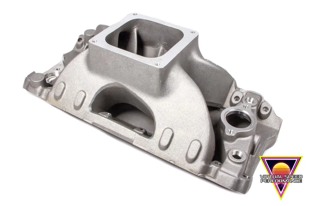 Brodix Bm 2021 Intake Manifold – Tall Deck Bbc, Sr 20 Heads, 4500 Flange 1