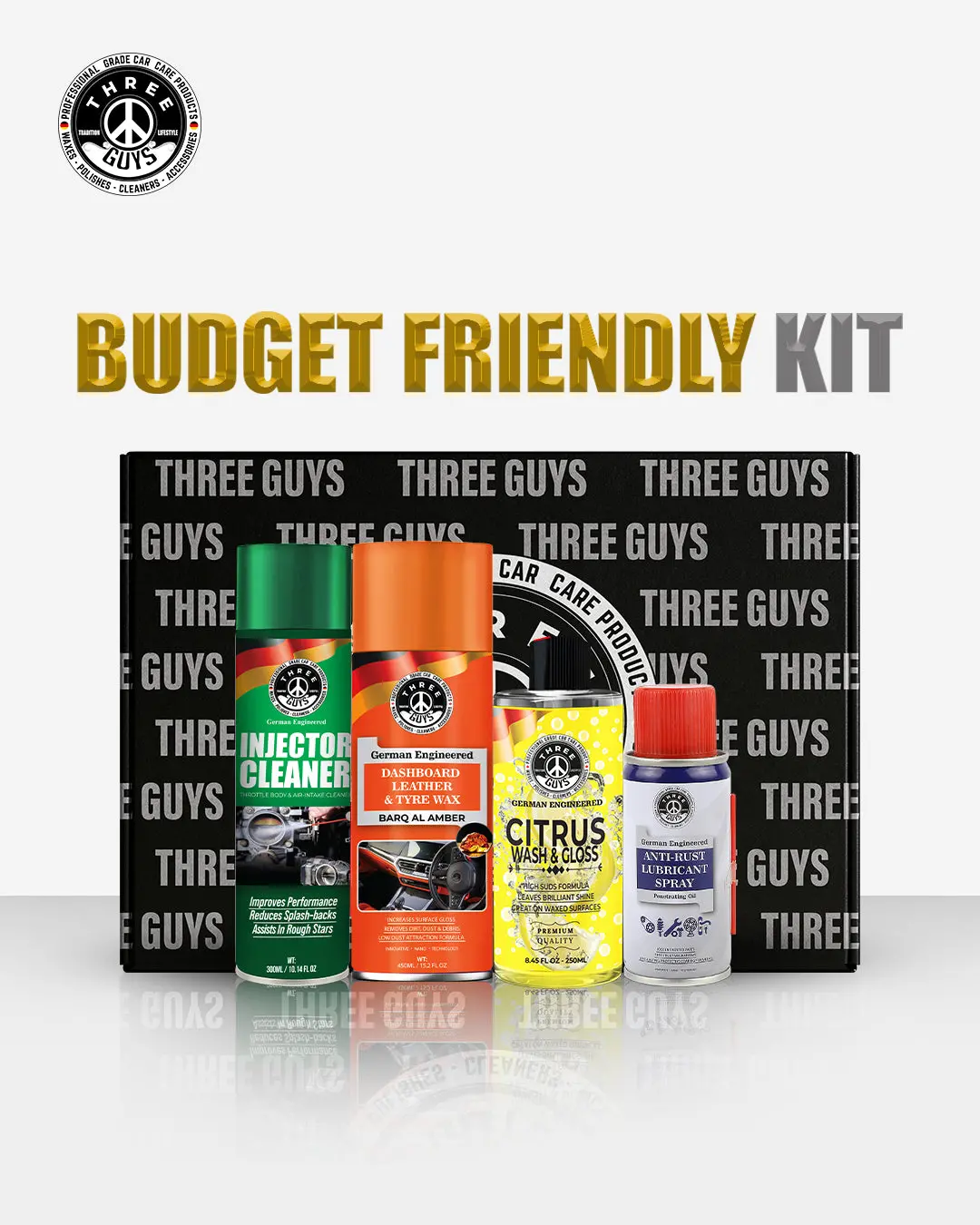 Budget-Friendly Kit – Affordable Car Care Essentials – Three Guys 1