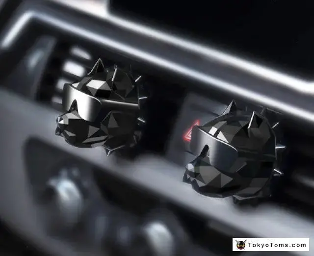 Bull Dog Air Freshener - Refillable Fragrance Dispenser - Matt Black 2