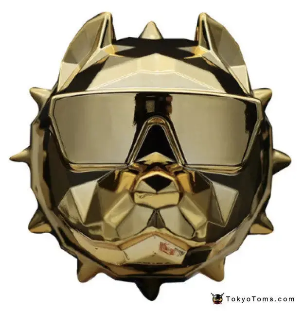 Bull Dog Air Freshener - Refillable Fragrance Dispenser - New Gold 1