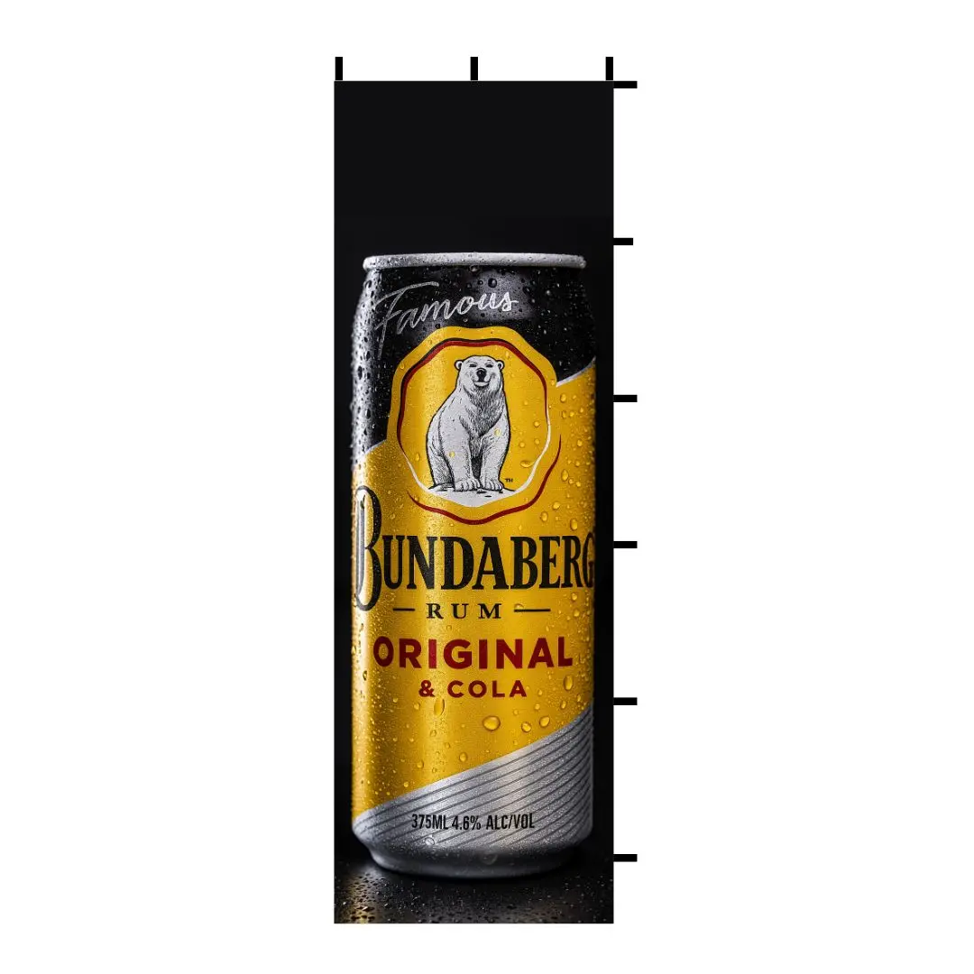 Nobori Bundy Rum & Cola Can Flag 1